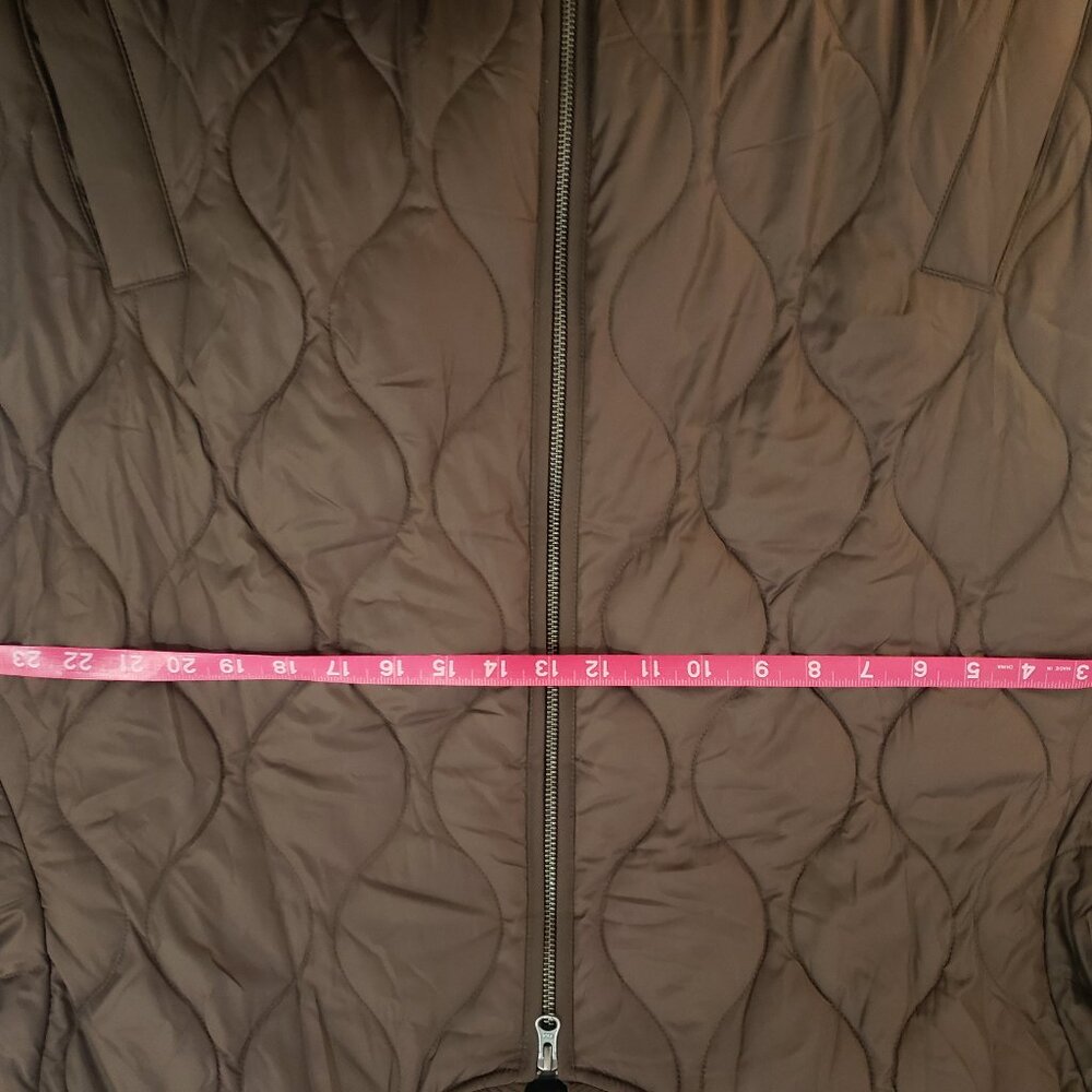 Everlane Brown Renew Quilted Liner Zipper Jacket - Picture 5 of 8